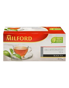 Чай черный без Кофеина в пакетиках 1 75 г х 25 шт Милфорд