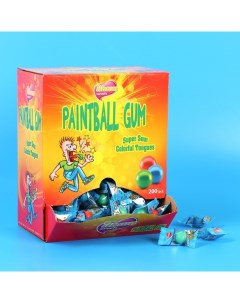 Жевательная резинка кислая Paintball 3 5 г 200 шт Ilham sweets