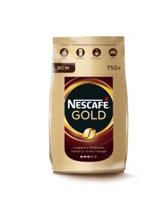 Кофе Gold растворимый с молотым 750 г Nescafe