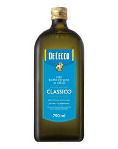 Оливковое масло Classico Extra Virgen нерафинированное 750 мл De cecco
