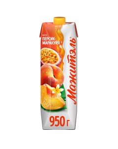 Напиток молочно соковый Персик маракуйя 950г Мажитэль