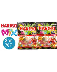 Мармелад жевательный Mix Fizz 70 г х 2 шт Haribo