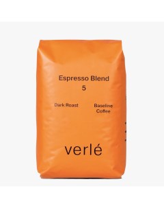 Кофе в зернах Espresso Blend 5 Dark темная обжарка Арабика 100 1000 г Verle
