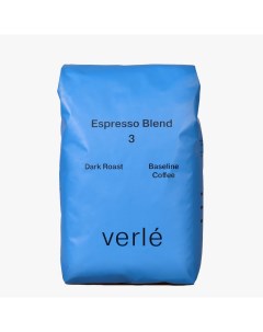 Кофе в зернах Espresso Blend 3 Dark темная обжарка 1000 г Verle