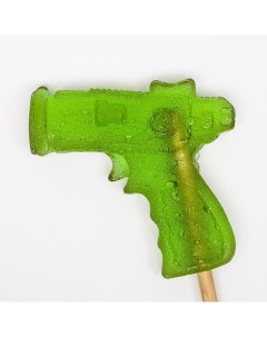 Карамель на палочке Пистолет зеленый 45г 3 шт Страна леденцов