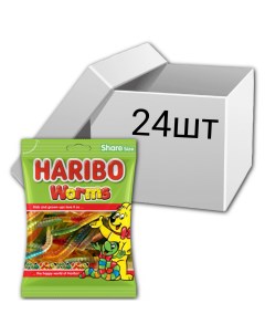 Жевательный мармелад Worms 80 г х 24 шт Haribo