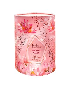 Чай черный Цветочный вальс розовый листовой 100 г Teatale