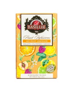 Чайный напиток Фруктовое вдохновение Mix Fruit в пакетиках 2 г х 20 шт Basilur