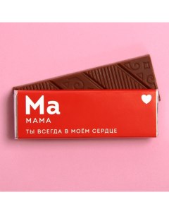 Молочный шоколад Мама 20 г 2 шт Nobrand