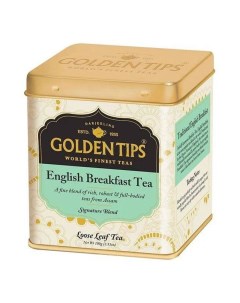 Чай черный Английский завтрак листовой 100 г Golden tips teas