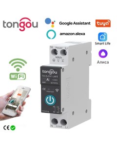 Автоматический выключатель Wi Fi 16 А Tongou