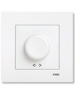 Диммер для ламп белый 600W поворотный 90960020 Viko