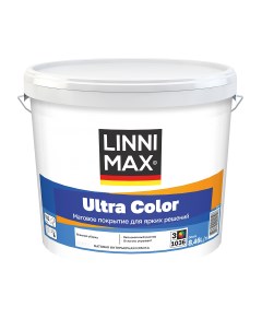 Краска интерьерная Ultra Color база 3 бесцветная 8 46 л Linnimax