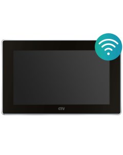 Видеодомофон M5702 сенсорный экран поддержка Wi Fi Черный Ctv