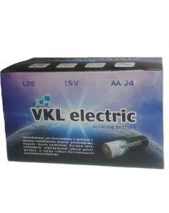 LR 6 АА Alkaline BOX 24 батарейка 1 5В 24 720 1194414 Vkl electric