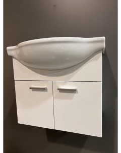 Тумба под раковину для ванной подвесная Реал цвет белый SKS TDIYRL 58 01 G01 Nobrand