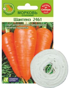 Семена Морковь столовая Шантенэ 2461 62758 на ленте 8 м Семена алтая