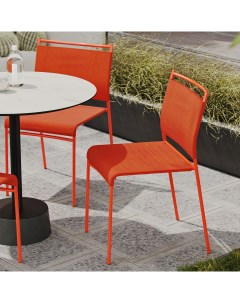Уличный садовый стул Easy цвет оранжевый 1 шт Artcraft