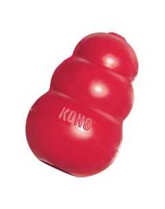 Игрушка для лакомств для собак Classic красный длина 10 см Kong