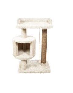 Комплекс для кошек Мурлыка игровой ваниль ковролин картон 97 см Комфорт хвостиков