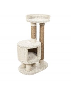 Комплекс для кошек Ласка игровой ваниль ковролин картон 91 см Комфорт хвостиков