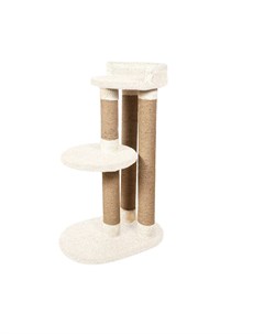 Комплекс для кошек Котио игровой ваниль ковролин картон 105 см Комфорт хвостиков
