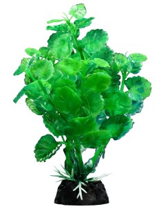Растение искусственное аквариумное 3 х 13 см зелёное 1 шт Пижон аква