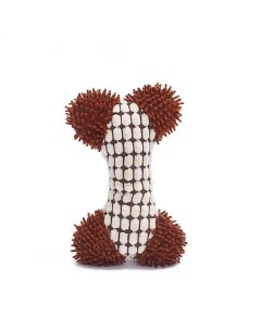 Игрушка для собак ZOO Косточка коричневый полиэстер 19 см Conflate