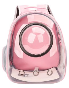 Рюкзак сумка переноска X777 для животных с вентиляцией розовый Mypads