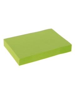 Блок с липким краем 51 мм x 76 мм 100 листов флуоресцентный зеленый 24 шт Nobrand