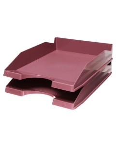 Лоток для бумаг горизонтальный Office Manga пластик розовый Erich krause