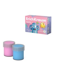 Гуашь 6 цветов х 20 мл Jolly Friends Pastel в картонной упаковке Erich krause
