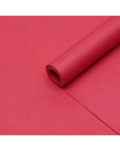 Бумага упаковочная крафт розовая двусторонняя 0 68 х 10 м Nobrand