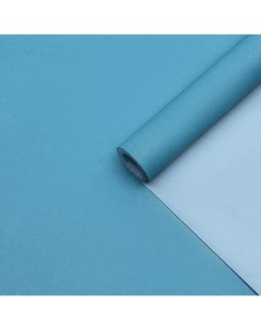 Бумага упаковочная крафт светло голубой двусторонняя 0 68 х 10 м Nobrand