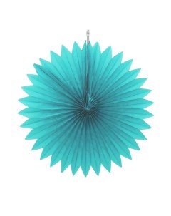 Декор из бумаги Круг 25 см цвет голубой Страна карнавалия