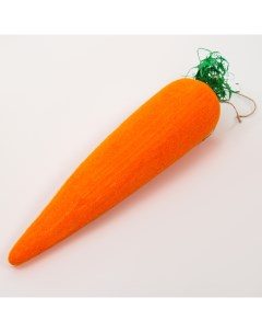 Декор Морковка 8х8х40 см Nobrand
