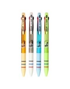 Ручка шариковая автоматическая 3 х цветная стержень 0 8мм МИКС 50 шт Nobrand