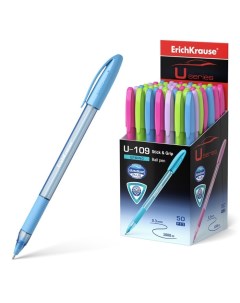 Ручка шариковая U 109 Spring Stick Grip 1 0 Ultra Glide цвет чернил синий 5 Erich krause