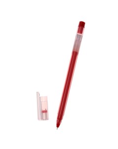Ручка гелевая 0 5мм красная бесстержневая корпус треугольный иголчатый пишущущий узел 1 Nobrand