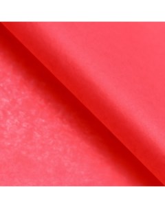 Бумага упаковочная тишью светло красная 50 х 66 см 10 шт Nobrand