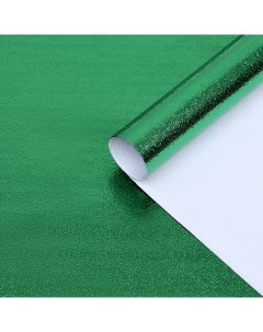 Бумага фольгированная 50 х 70 см цвет зелёный 20 шт Nobrand