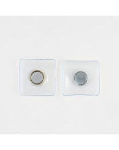 Кнопки магнитные потайные d 10 мм 2 части цвет серебряный 11 шт Арт узор