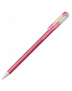 Гелевая ручка хамелеон Hybrid Dual Metallic 1 0мм розовый зеленый метал золото Pentel