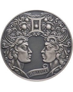 Монета 1 рубль Знаки зодиака Близнецы Беларусь 2014 UNC Mon loisir