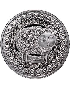 Монета 1 рубль Знаки зодиака Овен Беларусь 2009 UNC Mon loisir