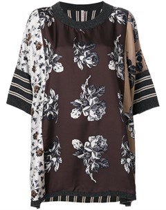 Antonio marras топ с контрастным узором s коричневый Antonio marras