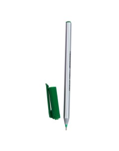 Ручка шариковая масляная Triball узел игла 1 0 мм трёхгранная зеленая 12 шт Pensan