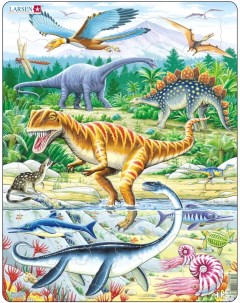 Пазл Динозавры 35 деталей 36 5 х 28 5 см Larsen
