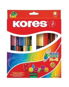 Карандаши цветные 48 цветов с точилкой Kores