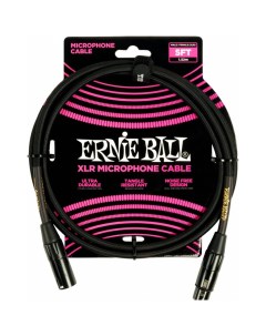 6390 кабель микрофонный оплетеный Xlr Xlr 1 52 м черный Ernie ball